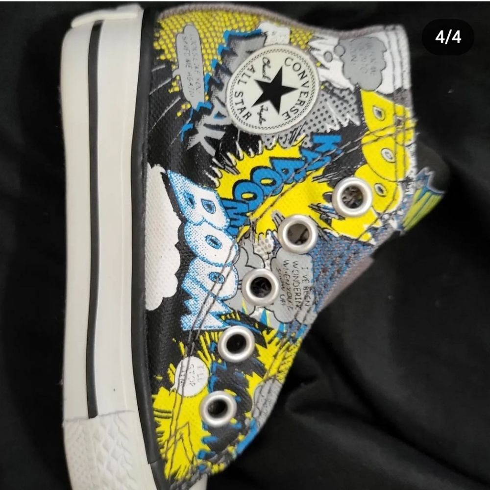 Converse Chuck Taylor,  Batman Shoes, sz 4c - Picture 4 of 4